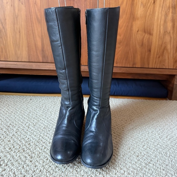 Extra Wide Calf Duo Boots - 19.5" Shaft - Size 39 - Black - Picture 1 of 10